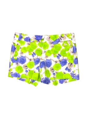 NWT J Crew City Fit Floral Shorts Side Zip 8 Stretch Chino
